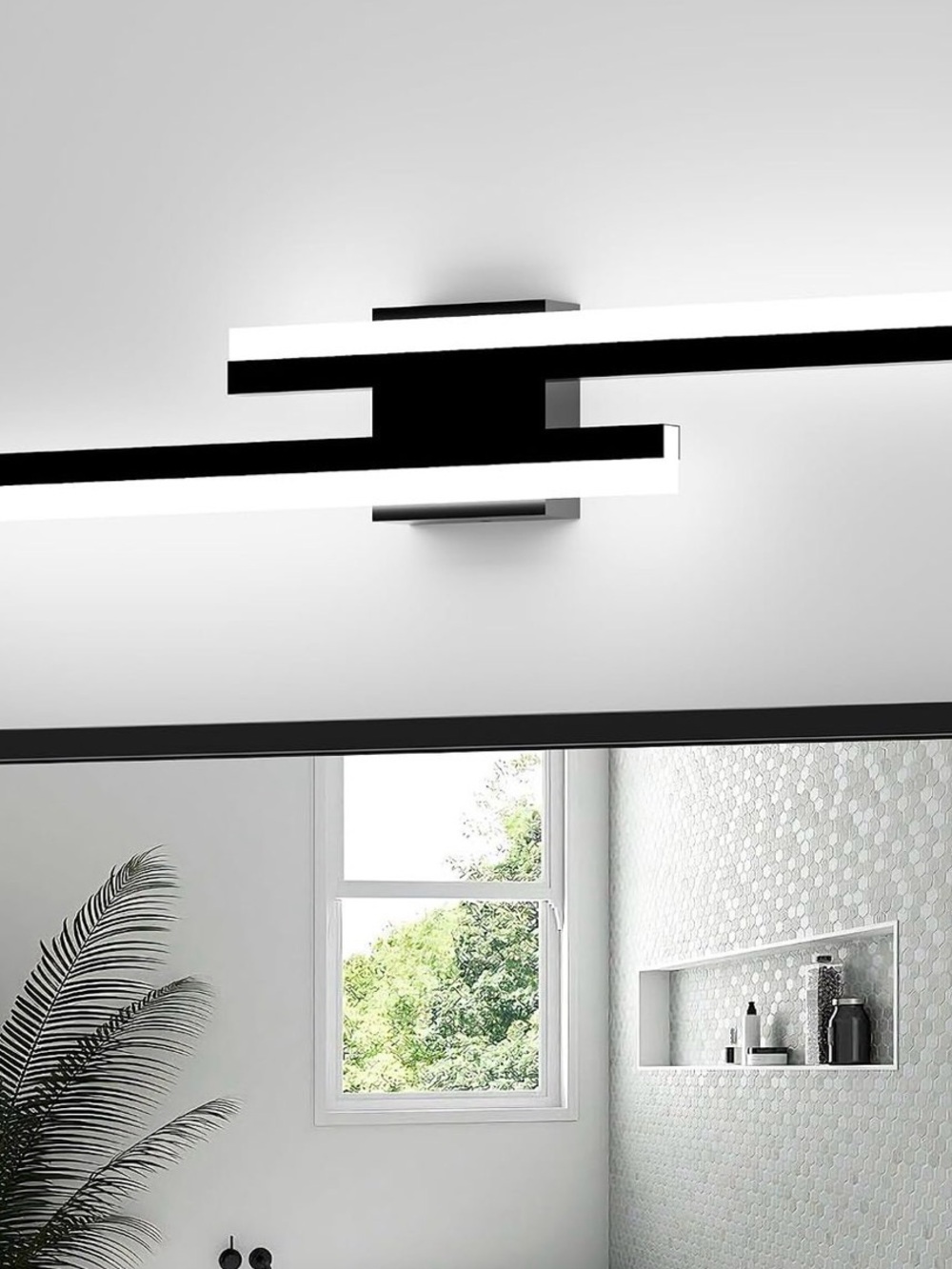 Black Modern LED Wall Light Fixture
